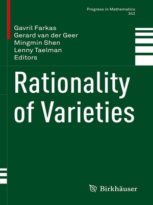 cover image of Rationality of Varieties